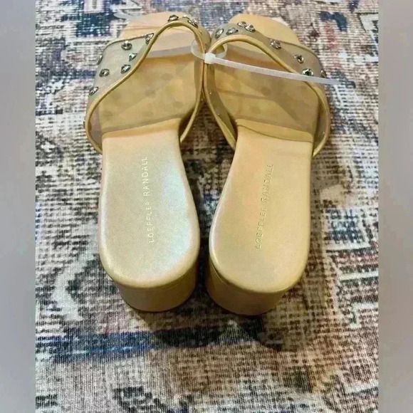 LOEFFLER RANDALL Brooke Caramel/Crystal Mesh Mule size 11 - Picture 6 of 9